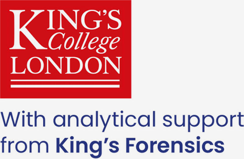 King's College London - with analytical support from King's Forensics